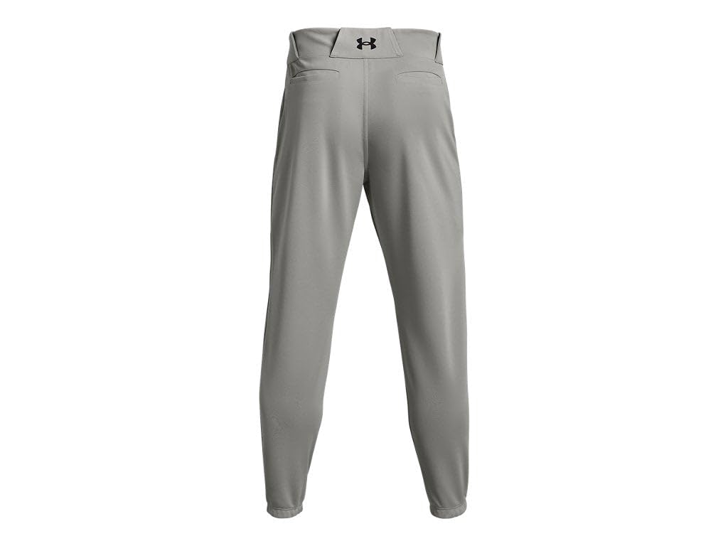 Under Armour Men's Utility Baseball Pant Closed 22, (075) Baseball Gray / / Black, Small