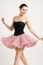 Malco Modes 5-Layer Fluffy Tutu Skirt for Women | Fluffy Tutu |Festival Outfit | Costume & Dance Wear | Concert Outfit |