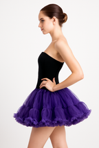 Malco Modes 5-Layer Fluffy Tutu Skirt for Women | Fluffy Tutu |Festival Outfit | Costume & Dance Wear | Concert Outfit |