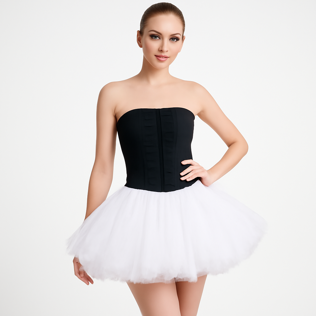 Malco Modes 5-Layer Fluffy Tutu Skirt for Women | Fluffy Tutu |Festival Outfit | Costume & Dance Wear | Concert Outfit |