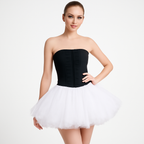 Malco Modes 5-Layer Fluffy Tutu Skirt for Women | Fluffy Tutu |Festival Outfit | Costume & Dance Wear | Concert Outfit |