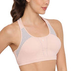 Enamor Racer Back Medium-Impact Sports Bra For Women With Removable Pads- High Coverage, Padded And Wirefree