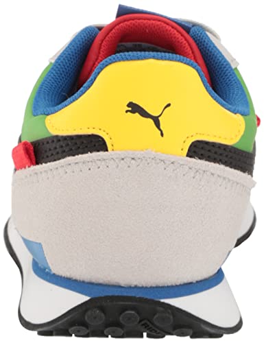 Puma Kids Future Rider Sneaker, Gray Violet-Classic Green, 4 US Unisex Toddler