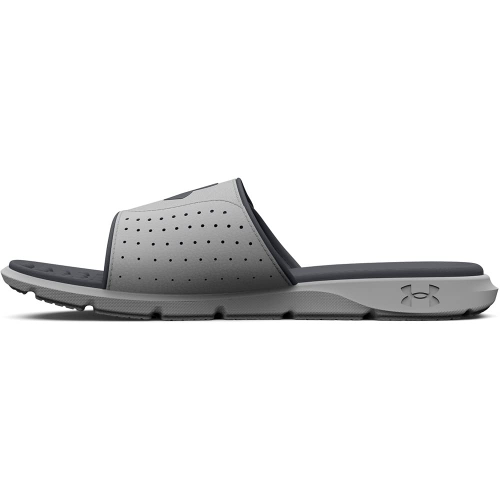 Under Armour Men's Ignite Pro Slide, (101) Mod Gray/Mod Gray/Pitch Gray, 8, US