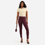 BlissClub Ultimate Sculpt Tregging Pants -Regular Below 54 | Ribbed Waistband | 2 Side Pockets | Front Pintucks | Feels Like Se