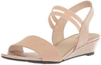 LifeStride Women's Yolo Wedge Sandal, Tender Taupe, 8 Wide US
