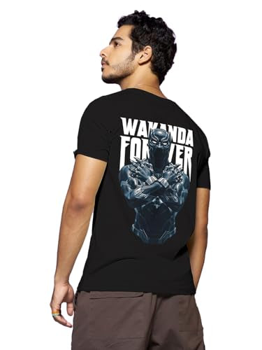 Bewakoof MenS Graphic Printed 100% Cotton T-Shirt - Regular Fit, Round Neck, Half Sleeves