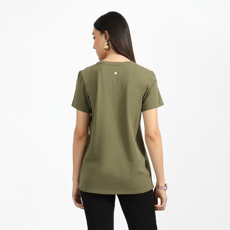 BlissClub Women The Last Tee - Boyfriend tee | Womens t-Shirt | Half Sleeves | Last 750+ Washes | Cotton Tee
