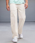 Bewakoof MenS Solid Straight Fit Cotton Carpenter Jeans