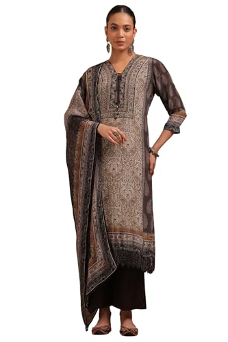 Soch Women Ethnic Motifs Suit Set with Zari
