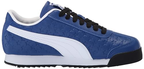 PUMA Roma Sneaker, Cobalt Glaze White Black, 5.5 US Unisex Big Kid