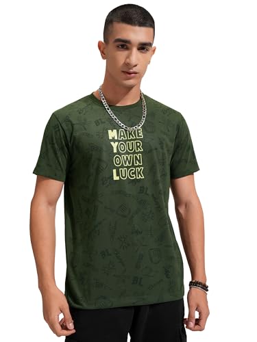 Ketch MenS Relaxed Fit T-Shirt (Khts000708_Olive