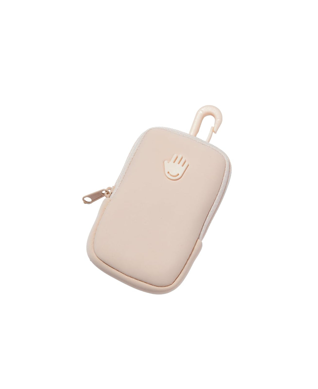 Touchland Touchette Zippered Pouch, Attachable Fashion Accessory with Snap Hook for Power Mist and Glow Mist 1FL OZ, Blush Pink
