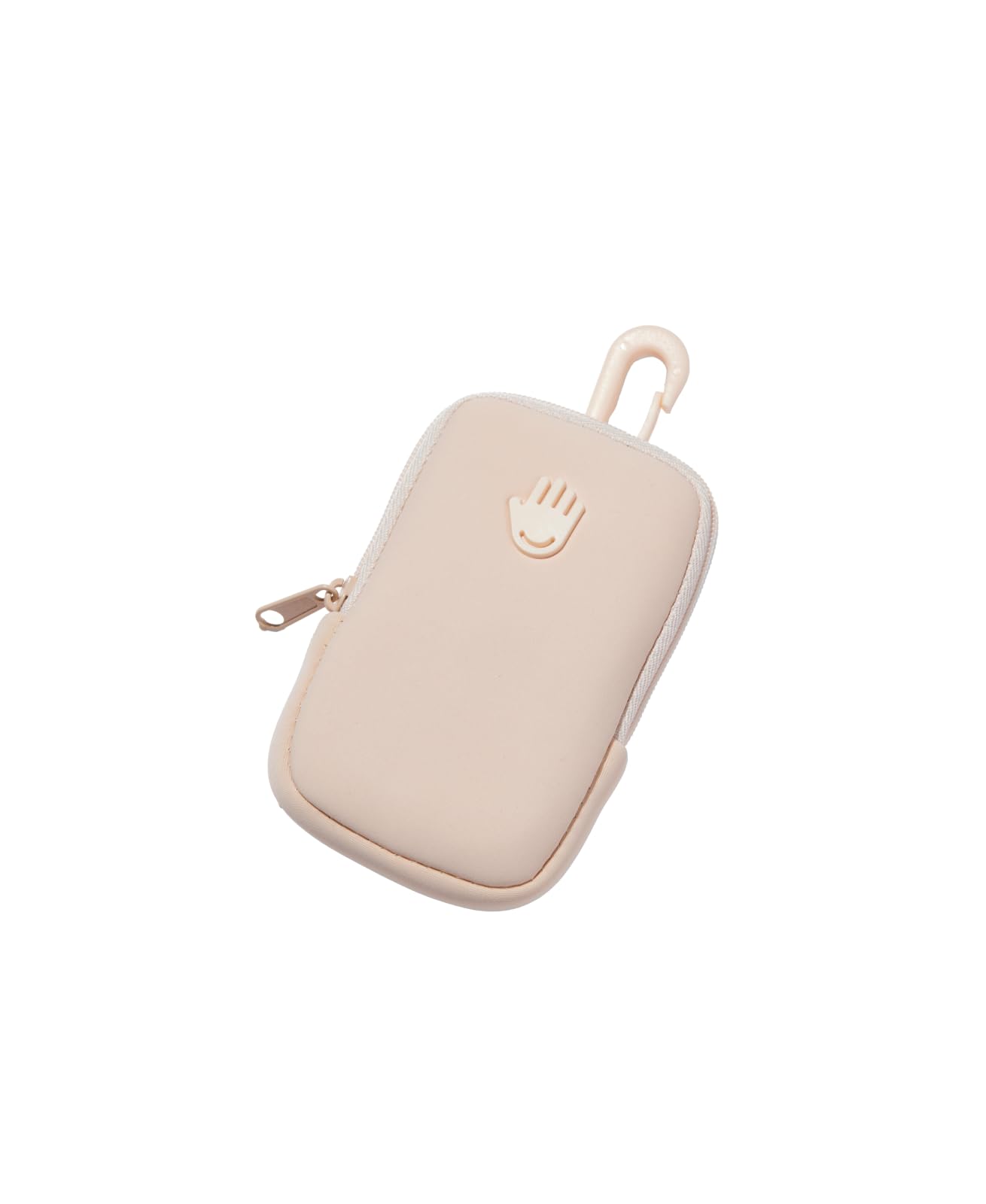 Touchland Touchette Zippered Pouch, Attachable Fashion Accessory with Snap Hook for Power Mist and Glow Mist 1FL OZ, Blush Pink