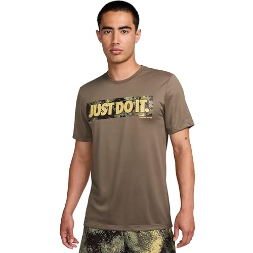 Nike Dri-FIT T-Shirt Rlgd Camo Men Active Workout Sets
