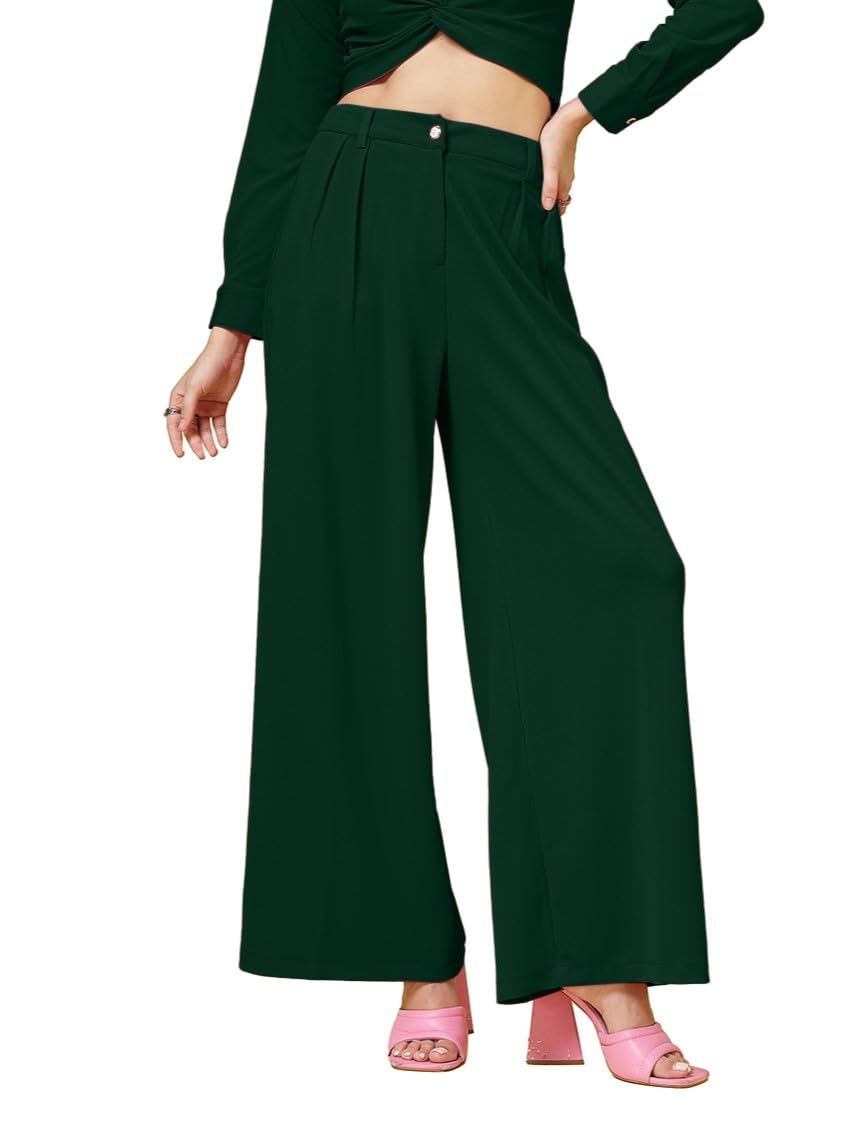 Womens Val Wide Leg Women Trouser | Pants for Womans | Korean Pant for Woman | Formal Pant for Woman | Flared, Baggy, and Loose