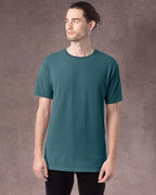 Mens garment-Dyed T-Shirt - BLAcK - S(D0102H7DAc6)