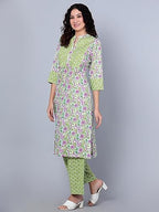 Idalia Multicolour Kurta With Printed Pants