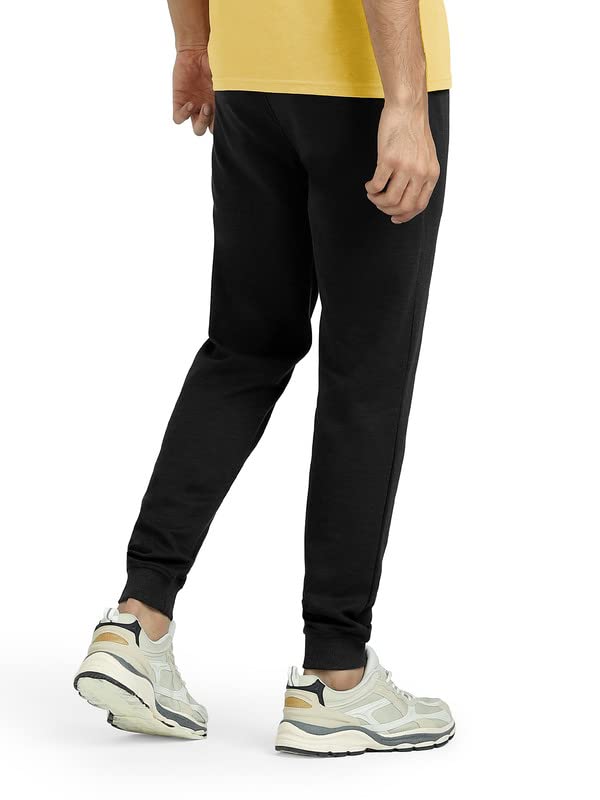 XYXX Mens Cotton Modal Joggers - Relaxed Fit, Antimicrobial, High Stretch, Sweat Absorbent Solid Ace Loungewear with Zippered P
