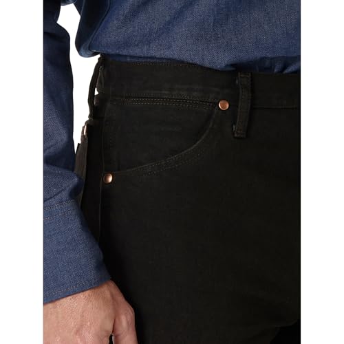 Wrangler Men's 13MWZ Cowboy Cut Original Fit Jean, Black Chocolate, 38W x 34L