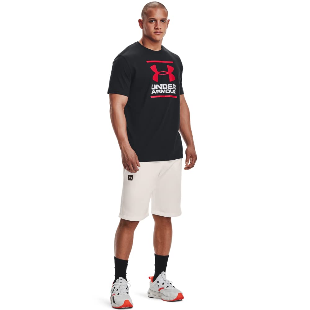 Under Armour Men's Global Foundation Short-Sleeve T-Shirt , Black (001)/Red, Large