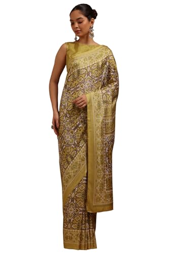 Soch Women Art Silk Ethnic Motif Saree