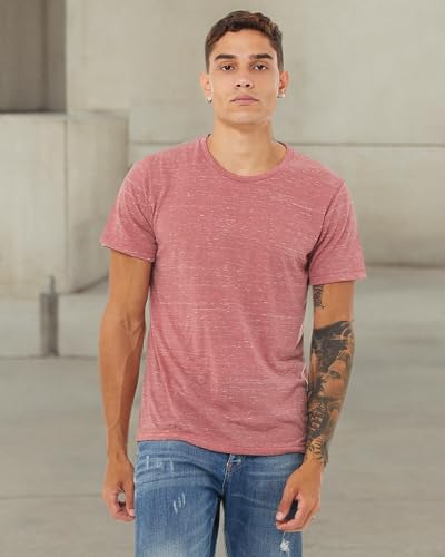 Unisex Poly-cotton Short-Sleeve T-Shirt - BERRY - S(D0102H7W0D8)