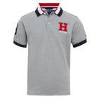Tommy Hilfiger Boys Short Sleeve Matt Polo Shirt, grey Heather, X-Large