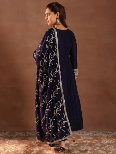 Libas WomenS Silk Blend Kurta Sets (49024R