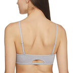 Enamor Womens Stretch Wire Free Enamor A022 Basic Cotton Cami with Detachable Straps Bra-Non-Padded, Wirefree, High Coverage Fu