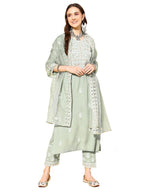 Varanga Women Magenta & White Embellished Straight Kurta  Elegant Ethnic Wear For Women, Perfect For Casual & Festive Occasions