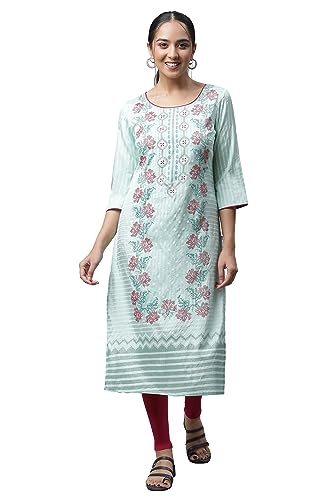 Aurelia Women Kurta 23AUA14513-504931-Green-XL