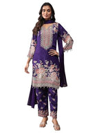 Libas Art Printed Crepe Straight-Fit Kurta Set For Women (51194Axxl)
