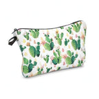 Cosmetic Bags for Women Small Cute Lovely Succulent Cactus Makeup Bag for Purse Travel Toiletry Bag Accessories Organizer Zipper