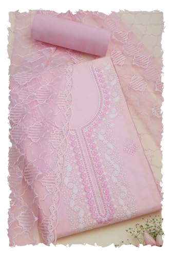 Soch Women Chanderi Embroidered Unstitch Dress Material with Thread Work