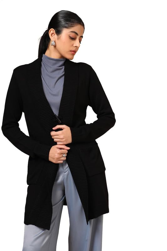 Soch Women Acrylic Solid Shrug