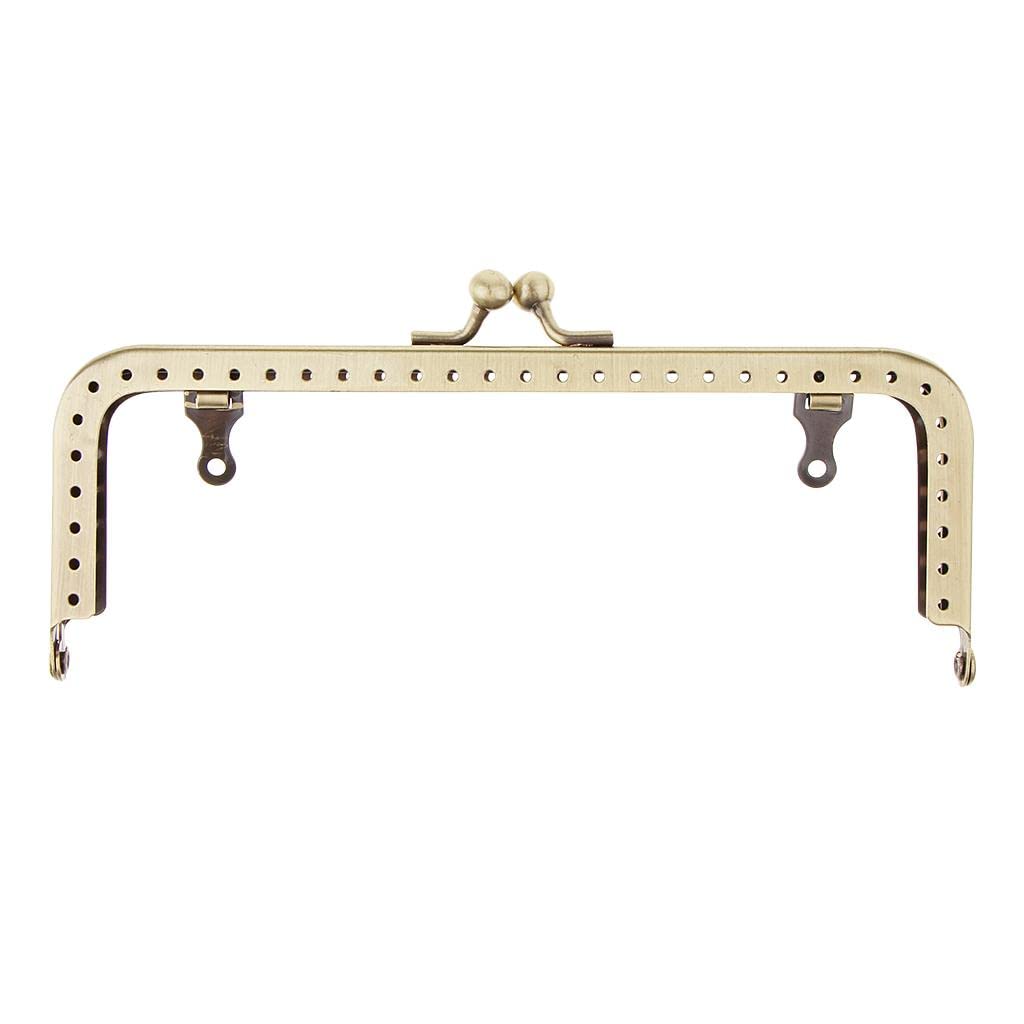 Myaddiction Squared Clutch Purse Frame Kiss Clasp Lock Handle Diy Bag Accessories 15.5Cm Clothing, Shoes & Accessories | Womens 