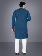 Trillmixa MenS Kurta || MenS Solid Cotton Blend Only Kurta Rama