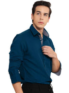 Tee Projekt Cotton Office wear Shirt|| Solid Shirt for Mens|| Casual Shirt for Men||Long Sleeve Spread Collar Shirt for Men Tea