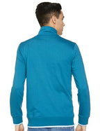 FYLTR Mens Casual Stand Collar Jacket With Rib Details - Full Zipper | Full Sleeve Branding | Casual Winterwear For Men