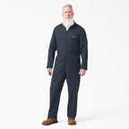 Dickies Long Sleeve Coveralls, DARK NAVY, 3X TL