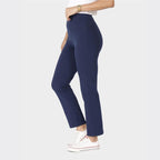 BlissClub Womens Work Utility Pants (AMPM_Straight_Naina Navy Tall-Above 5.5