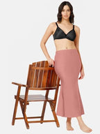 Selvia Spandex Western Skirt Dusty Pink