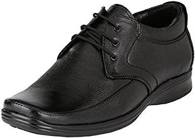 Pollo Mens Black Formal Shoe (IND/UK 10) 10