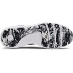 Under Armour Mens Charged Assert 9 Marble Running Shoe, White(101)/Black, 12 US