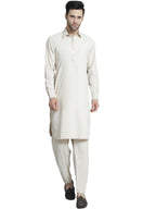 Jompers Mens Solid Pathani Kurta With Salwar