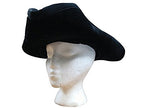 Caribbean Pirate Hat Velvet (Black;One Size)
