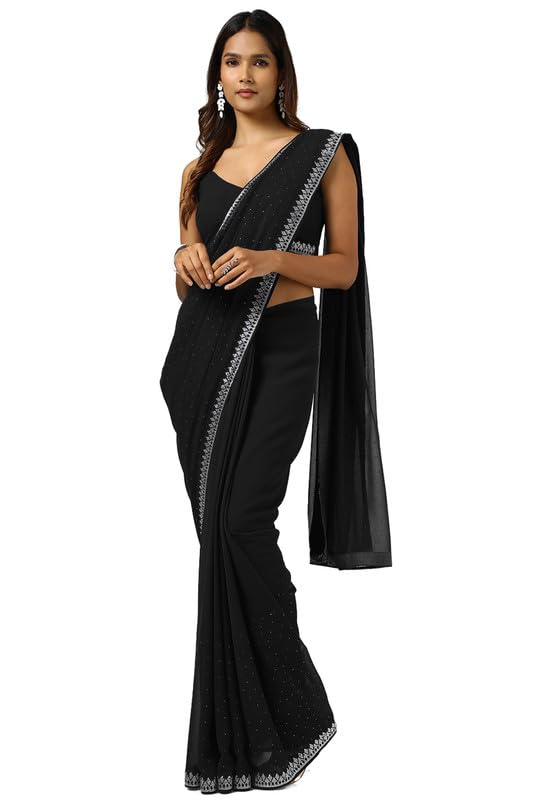 Soch Women Georgette Saree with Work