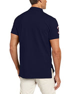 U.S. Polo Assn. Men's Slim Fit Pique Polo, Classic Navy/White, Medium