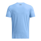 Under Armour Men's Sportstyle Left Chest Short-Sleeve T-Shirt , (469) Horizon Blue / / Black , Large